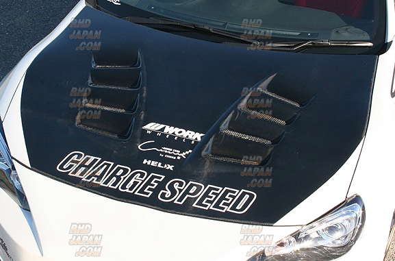 Charge Speed Engine Hood Bonnet With Duct Carbon Fiber - BRZ ZC6 86 ZN6